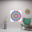 Colorful Mandala Art Print - Intricate Design Poster - Blululi