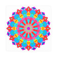 Colorful Mandala Art Print - Intricate Design Poster - Blululi