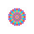 Colorful Mandala Art Print - Intricate Design Poster - Blululi