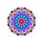 Colorful Mandala Art Print - Spiritual Decor Poster - Blululi