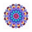 Colorful Mandala Art Print - Spiritual Decor Poster - Blululi
