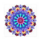 Colorful Mandala Art Print - Spiritual Decor Poster - Blululi