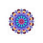 Colorful Mandala Art Print - Spiritual Decor Poster - Blululi