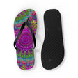 Colorful Mandala Flip Flops - Bohemian Beach Style Shoes - Blululi