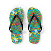 Colorful Mandala Flip Flops - Bohemian Beach Style Shoes - Blululi