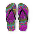 Colorful Mandala Flip Flops - Bohemian Beach Style Shoes - Blululi