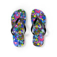 Colorful Mandala Flip Flops - Bohemian Beach Vibes Shoes - Blululi