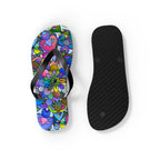 Colorful Mandala Flip Flops - Bohemian Beach Vibes Shoes - Blululi