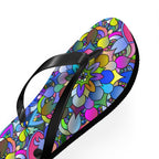 Colorful Mandala Flip Flops - Bohemian Beach Vibes Shoes - Blululi