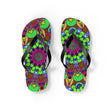 Colorful Mandala Flip Flops - Bohemian Summer Style Shoes - Blululi