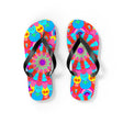 Colorful Mandala Flip Flops - Boho Summer Style Shoes - Blululi