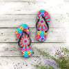 Colorful Mandala Flip Flops - Boho Summer Style Shoes - Blululi