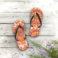Colorful Mandala Flip Flops - Boho Summer Style Shoes - Blululi