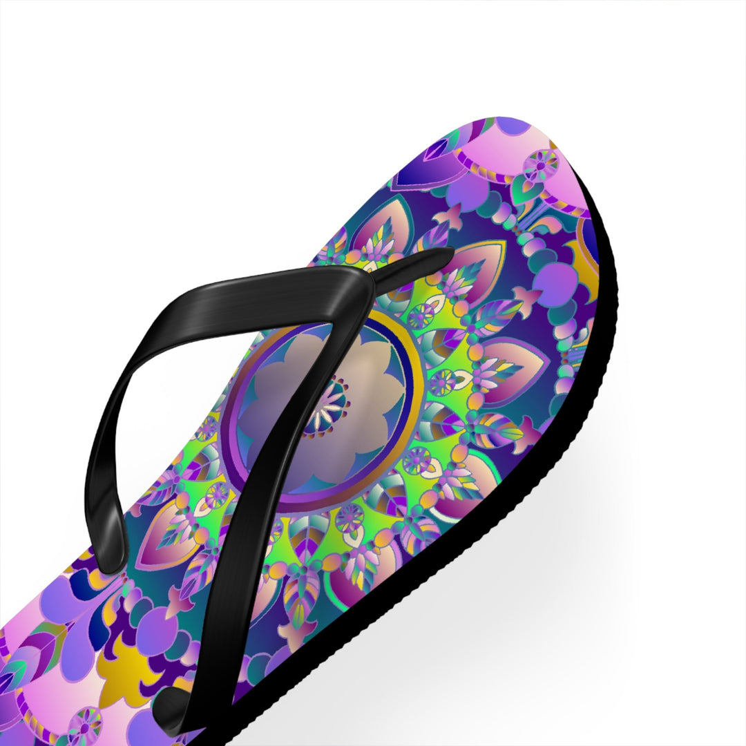 Colorful Mandala Flip Flops - Spiritual Vibes Shoes - Blululi