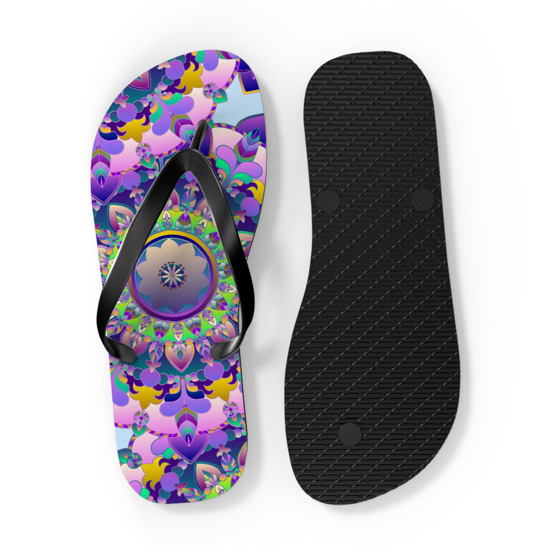 Colorful Mandala Flip Flops - Spiritual Vibes Shoes - Blululi