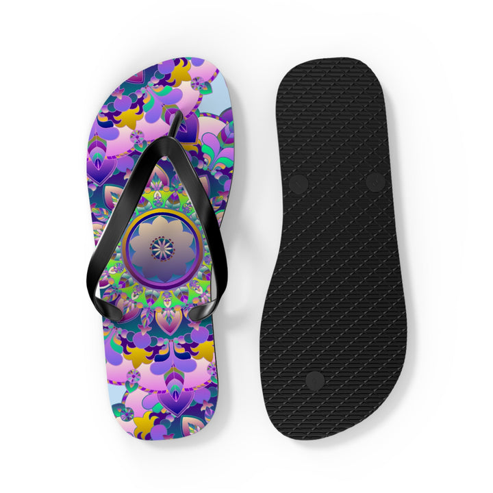 Colorful Mandala Flip Flops - Spiritual Vibes Shoes - Blululi