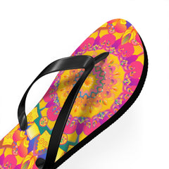 Colorful Mandala Flip Flops - Yoga & Meditation Shoes - Blululi