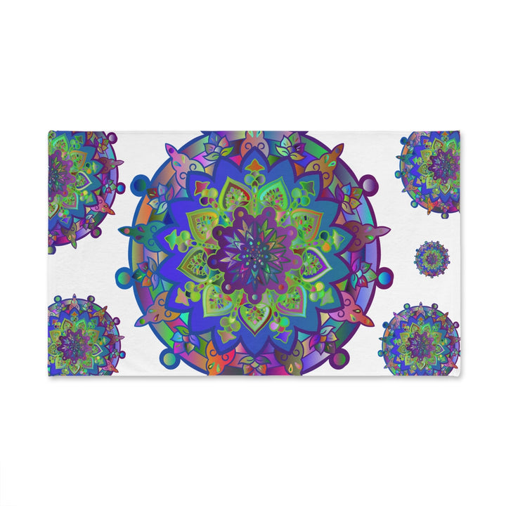Colorful Mandala Hand Towel Home Decor - Blululi