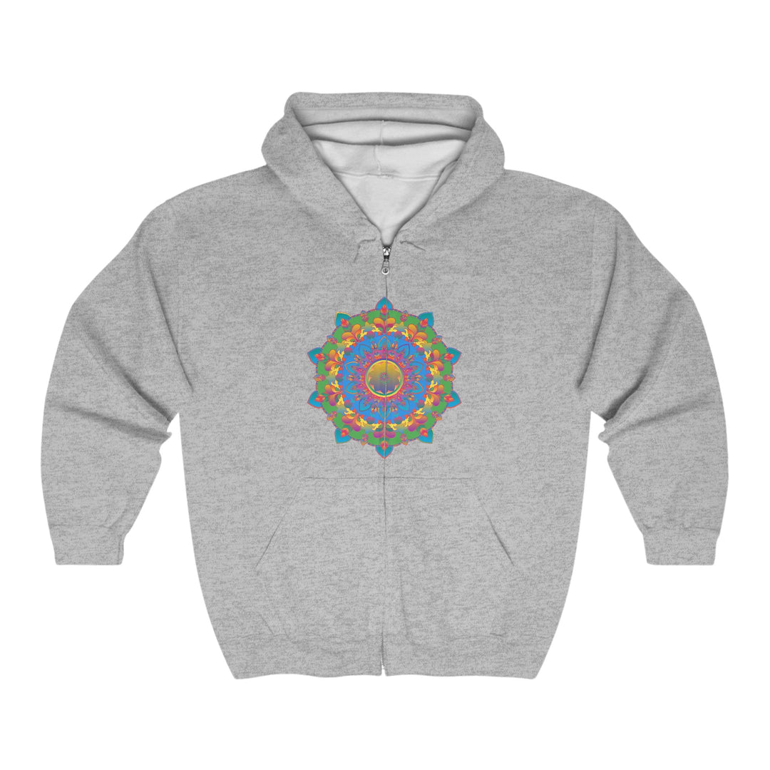 Colorful Mandala Hoodie - Intricate Design Hoodie - Blululi