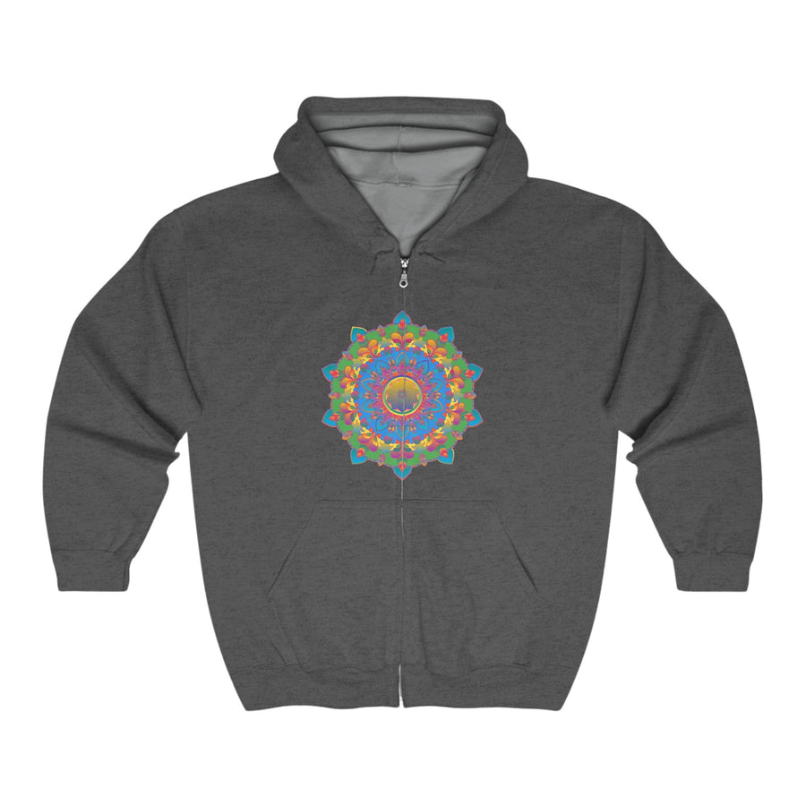 Colorful Mandala Hoodie - Intricate Design Hoodie - Blululi