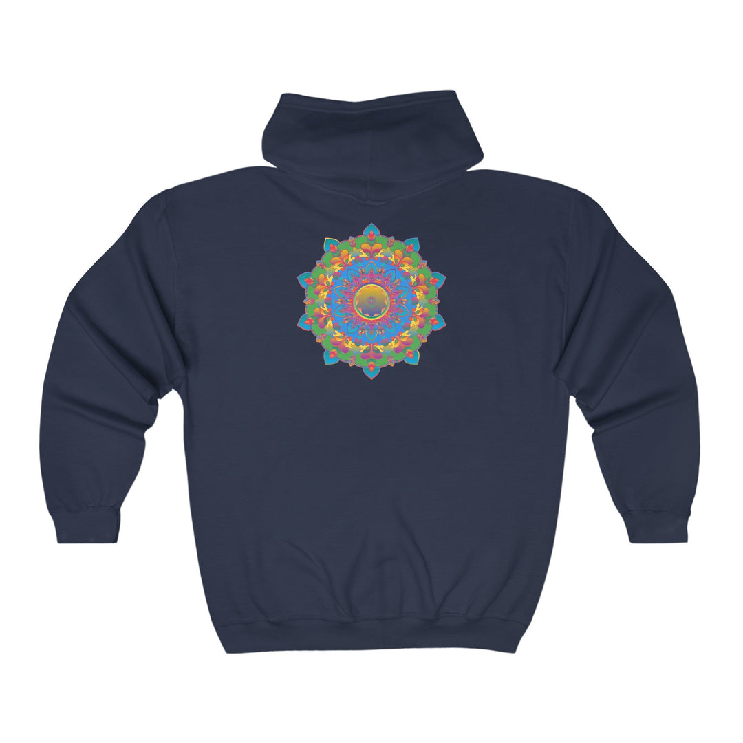 Colorful Mandala Hoodie - Intricate Design Hoodie - Blululi