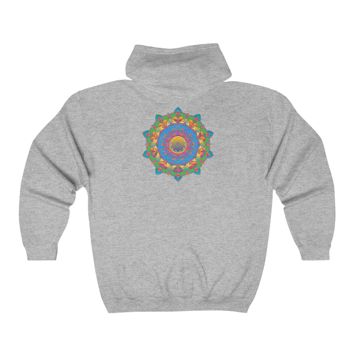 Colorful Mandala Hoodie - Intricate Design Hoodie - Blululi