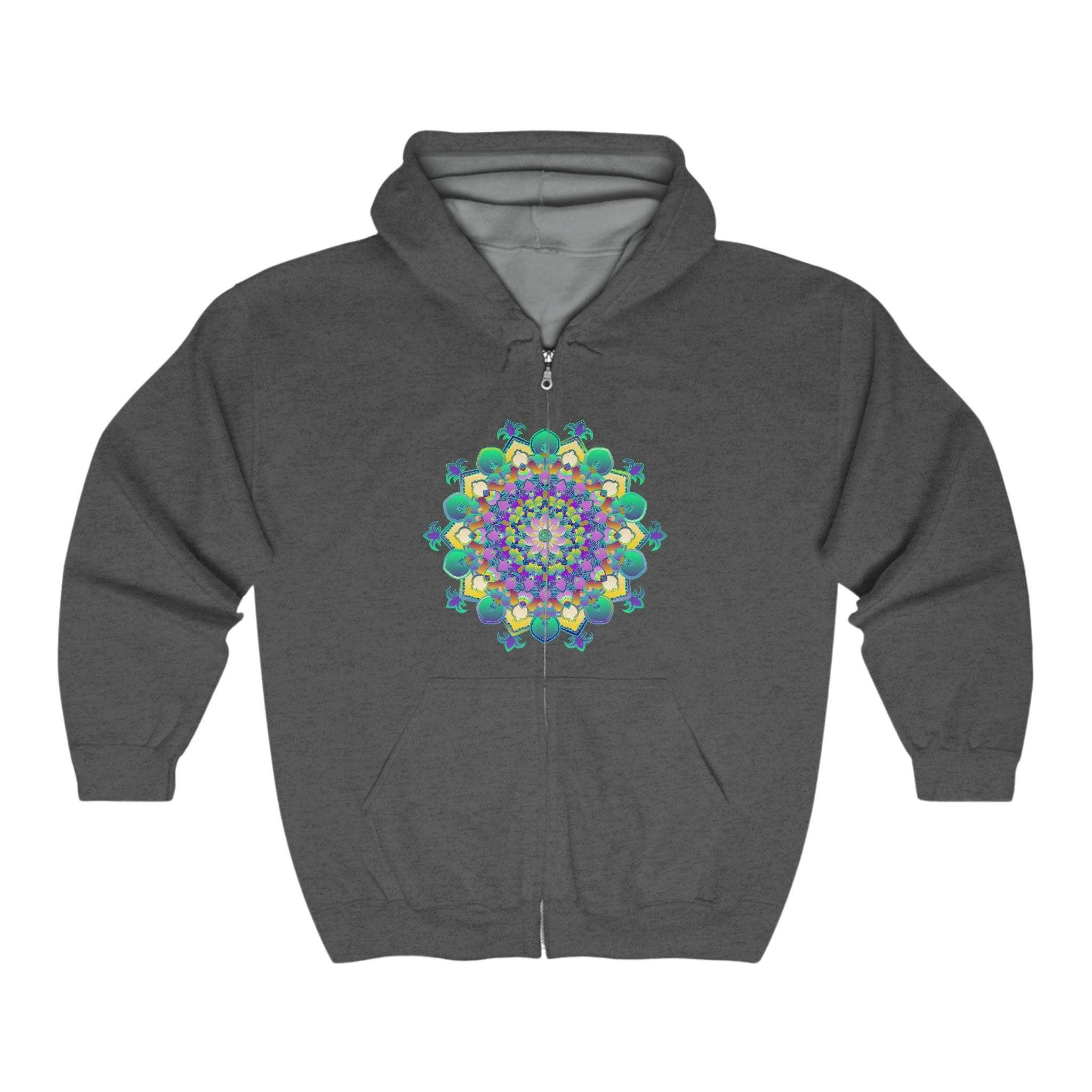 Colorful Mandala Hoodie - Meditation & Relaxation Hoodie - Blululi