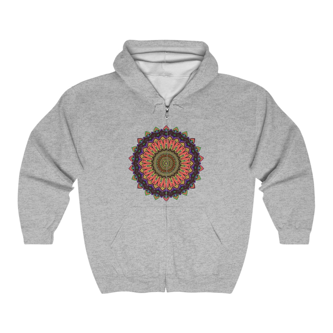 Colorful Mandala Hoodie - Psychedelic Art Hoodie - Blululi