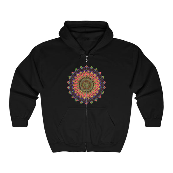 Colorful Mandala Hoodie - Psychedelic Art Hoodie - Blululi