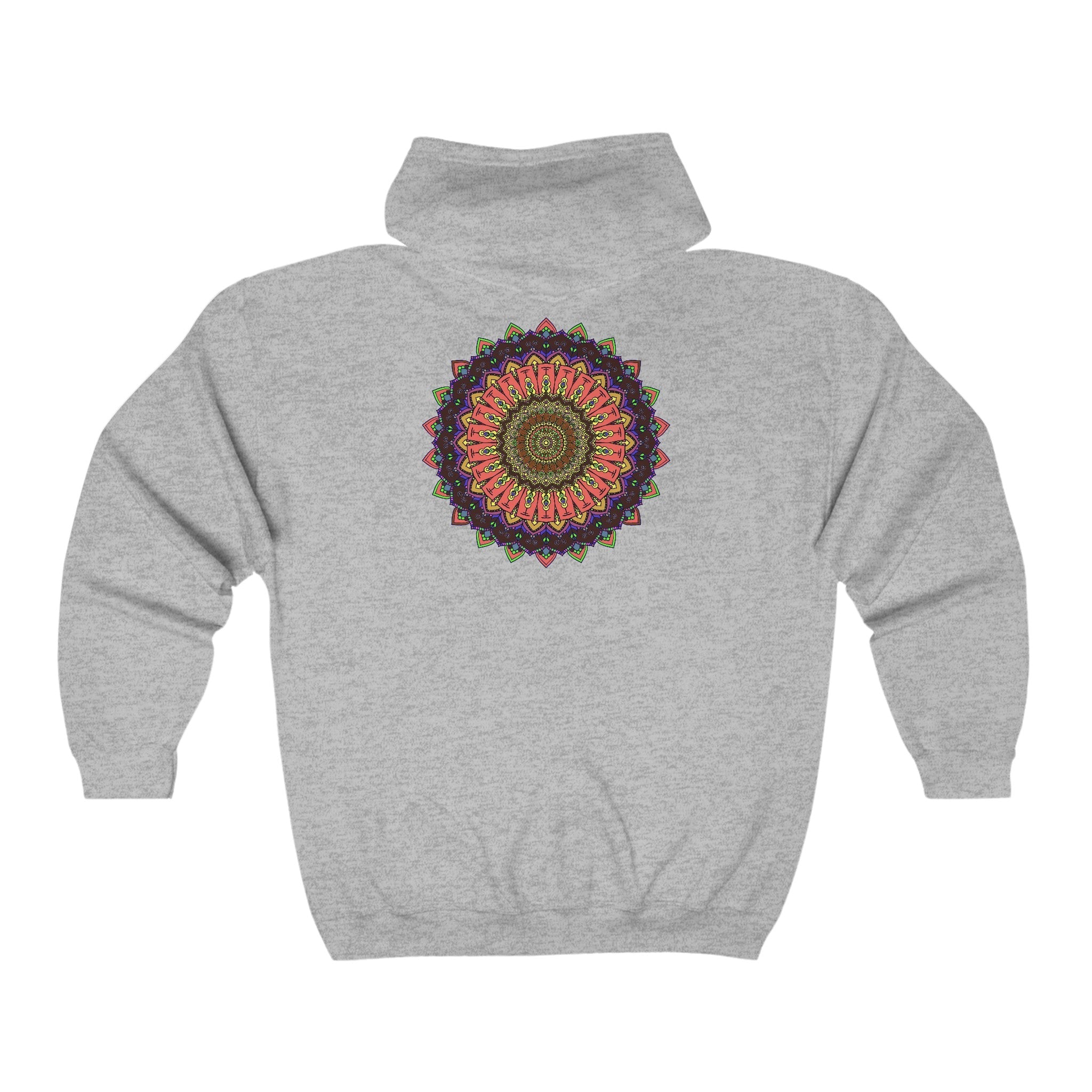 Colorful Mandala Hoodie - Psychedelic Art Hoodie - Blululi