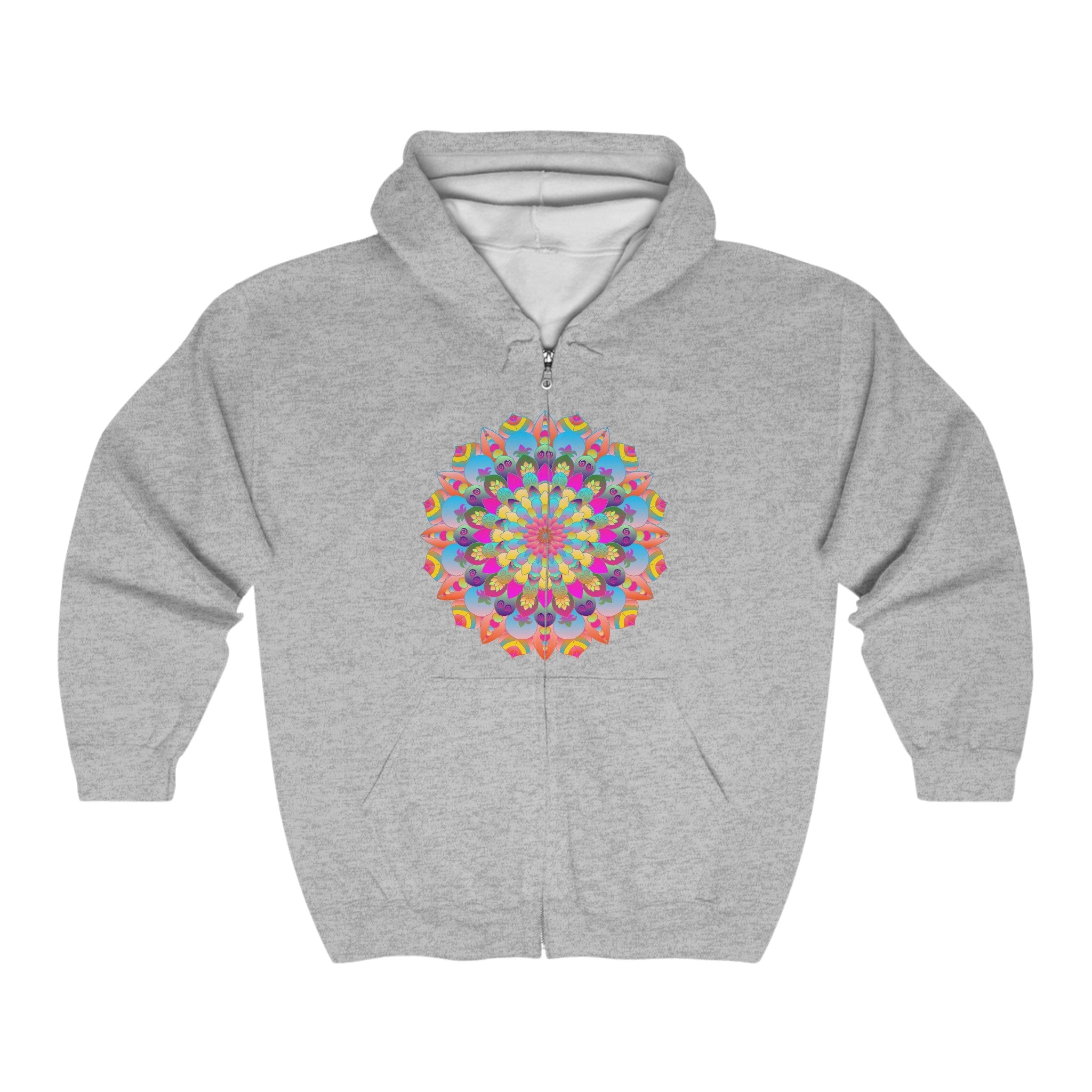 Colorful Mandala Hoodie - Psychedelic Art Hoodie - Blululi