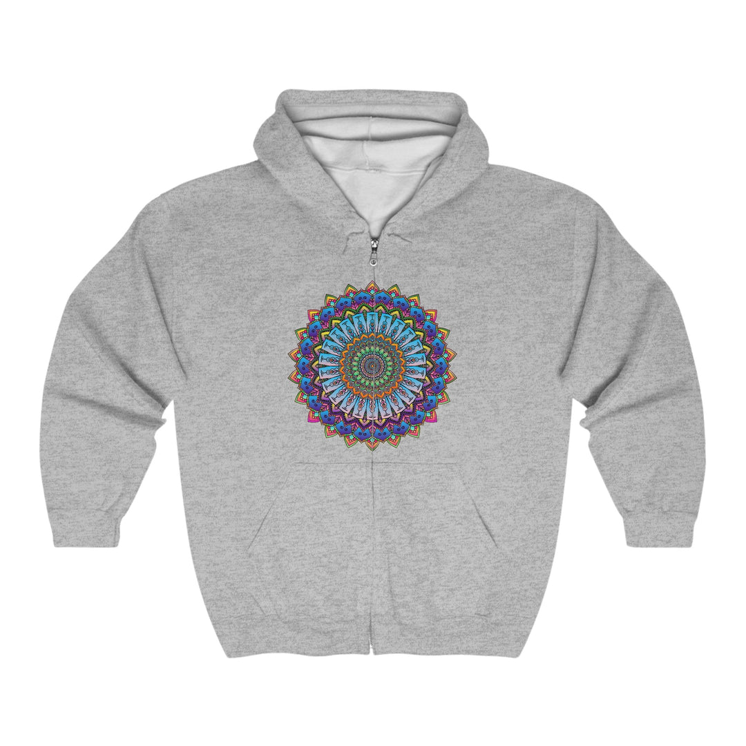 Colorful Mandala Hoodie - Psychedelic Art Hoodie - Blululi