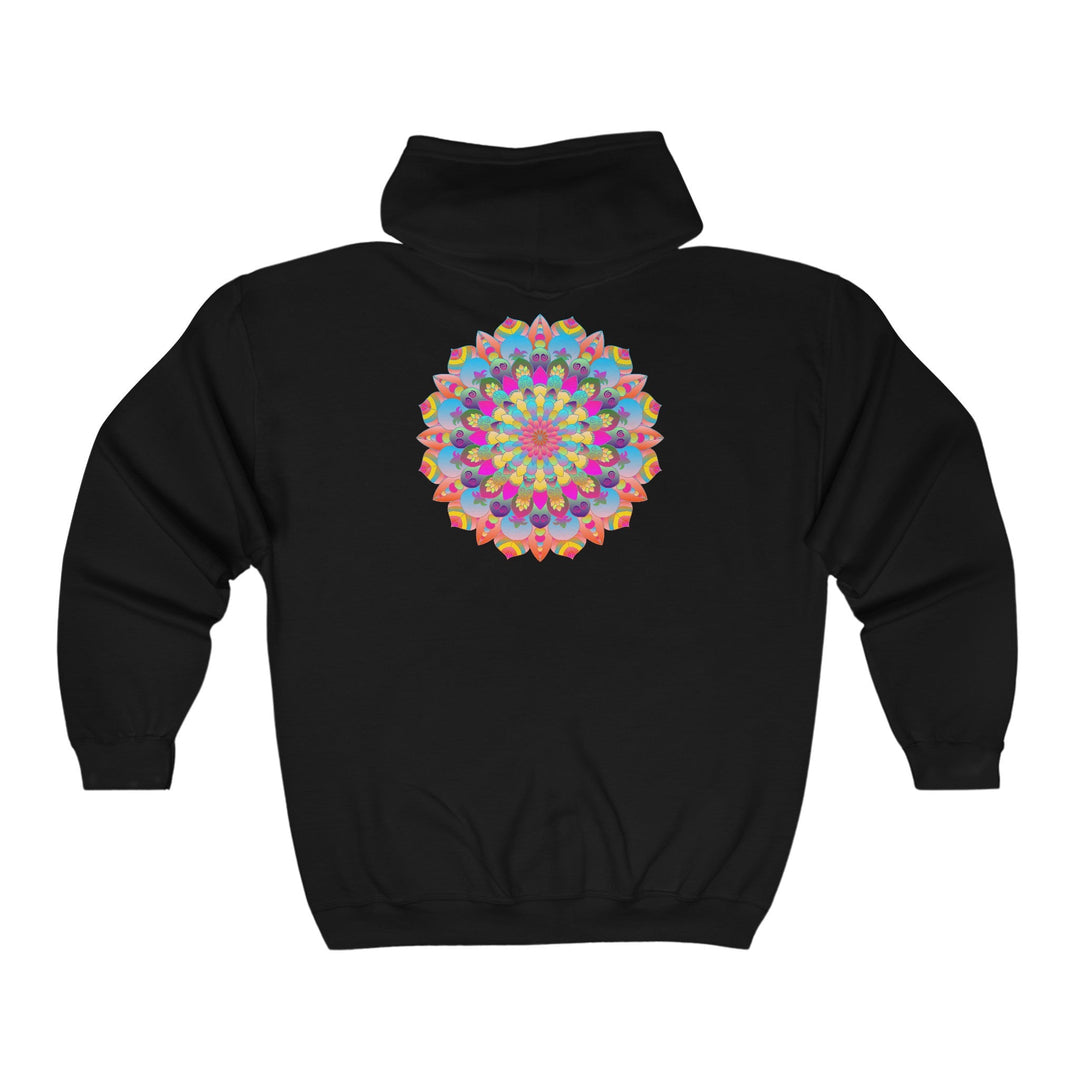 Colorful Mandala Hoodie - Psychedelic Art Hoodie - Blululi