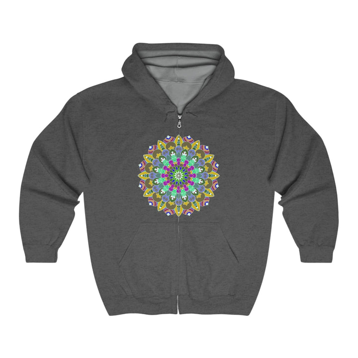 Colorful Mandala Hoodie - Spiritual & Tranquil Hoodie - Blululi