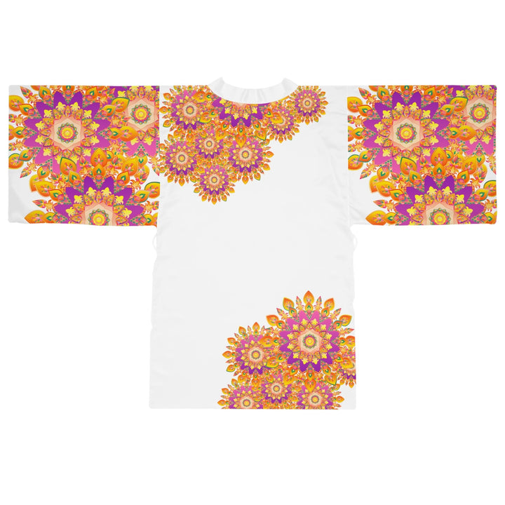 Colorful Mandala Kimono Robe - Hand - Drawn Artwork All Over Prints - Blululi