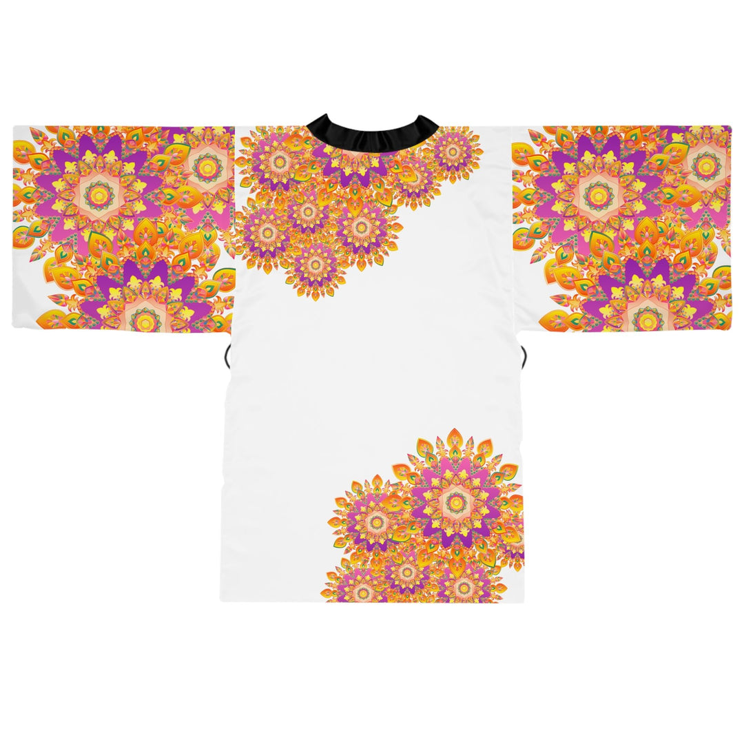 Colorful Mandala Kimono Robe - Hand - Drawn Artwork All Over Prints - Blululi