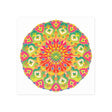 Colorful Mandala Poster - Abstract Art Print Poster - Blululi