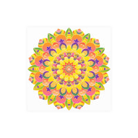 Colorful Mandala Poster - Abstract Art Print Poster - Blululi