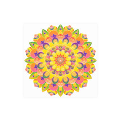 Colorful Mandala Poster - Abstract Art Print Poster - Blululi