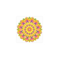 Colorful Mandala Poster - Abstract Art Print Poster - Blululi