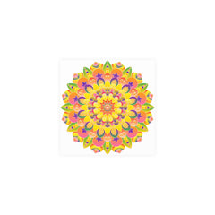 Colorful Mandala Poster - Abstract Art Print Poster - Blululi