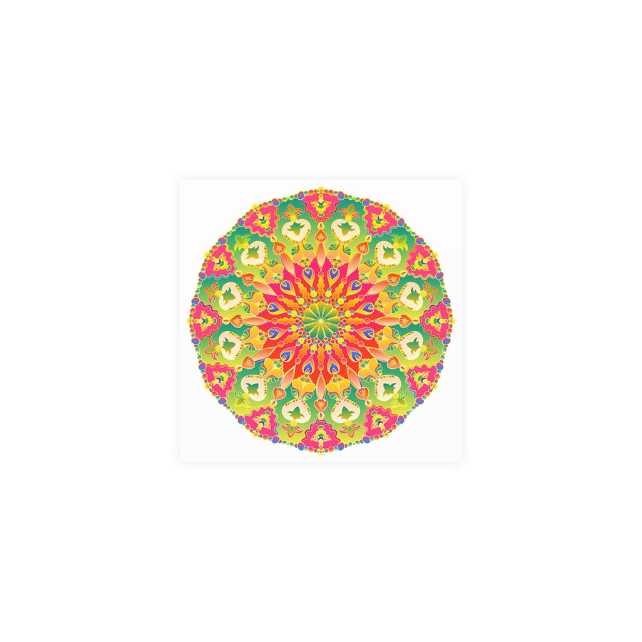 Colorful Mandala Poster - Abstract Art Print Poster - Blululi