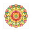 Colorful Mandala Poster - Abstract Art Print Poster - Blululi