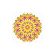 Colorful Mandala Poster - Abstract Art Print Poster - Blululi