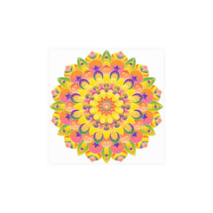 Colorful Mandala Poster - Abstract Art Print Poster - Blululi
