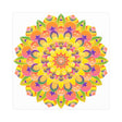 Colorful Mandala Poster - Abstract Art Print Poster - Blululi