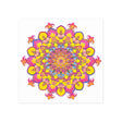 Colorful Mandala Poster - Intricate Art Print Poster - Blululi