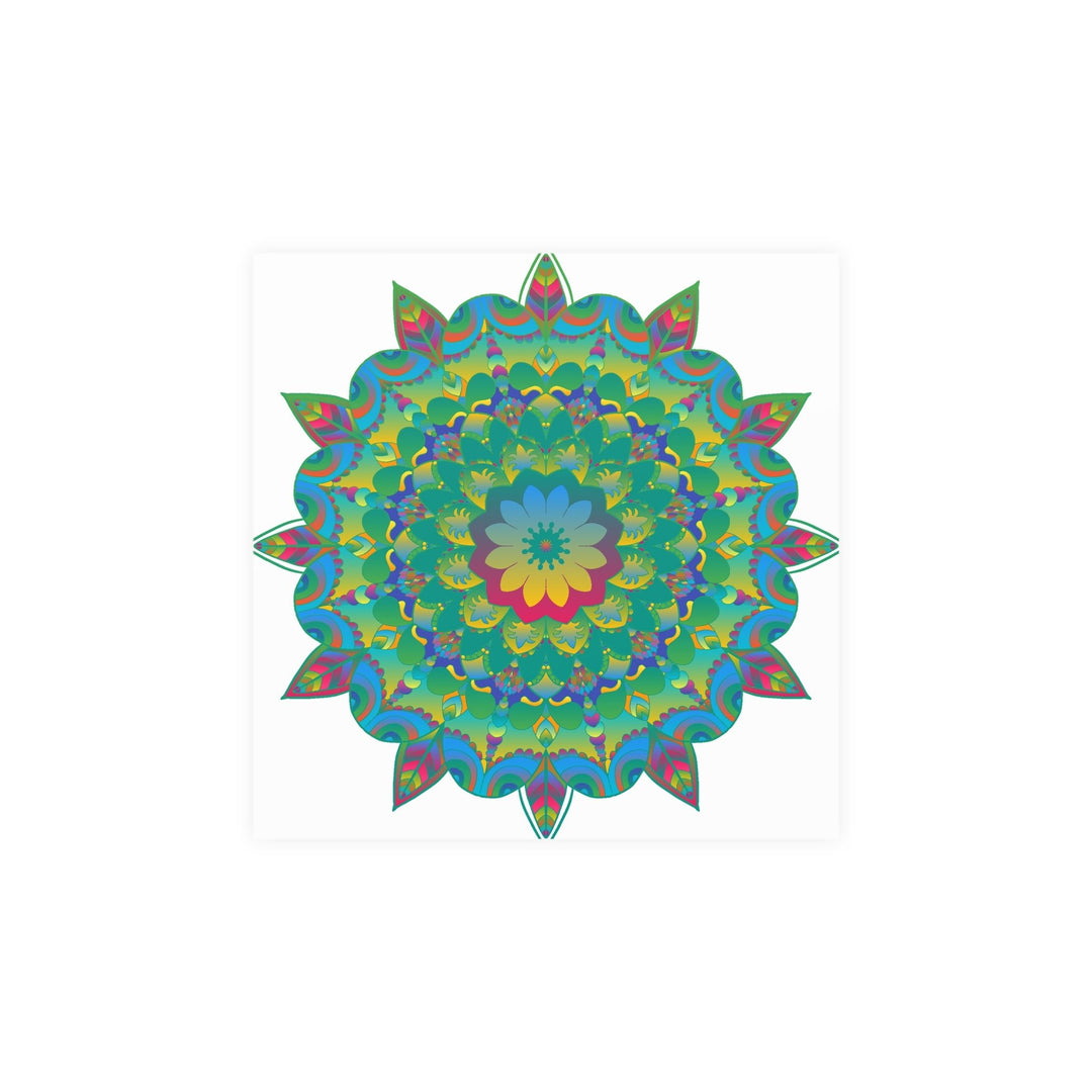 Colorful Mandala Poster - Intricate Art Print Poster - Blululi