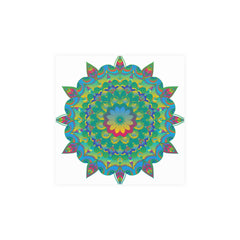 Colorful Mandala Poster - Intricate Art Print Poster - Blululi