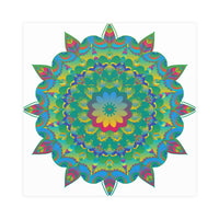 Colorful Mandala Poster - Intricate Art Print Poster - Blululi
